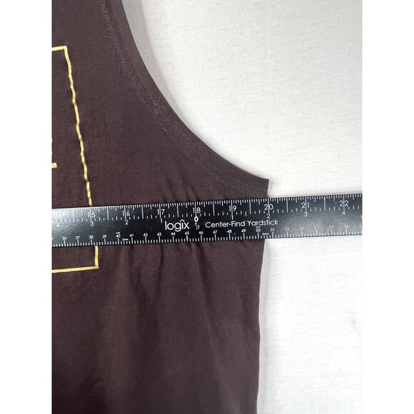 Running Bare women's tank top, brown, size 12 (US 6/8) - Picture 6 of 7